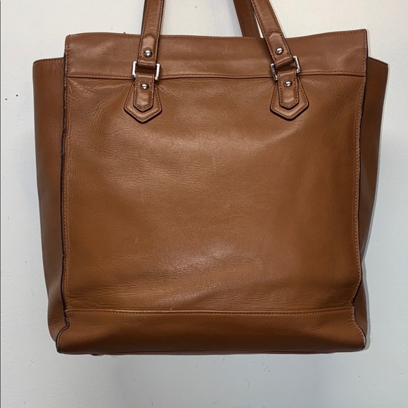 Coach Tan Leather Tote Bag - Picture 6 of 12